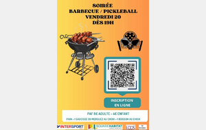 Soirée Open - Tournoi Pickleball et Barbecue le 20 Juin 2025